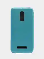 Голубой чехол-книжка на Xiaomi Redmi Note 3 из экокожи, с карманом для карт