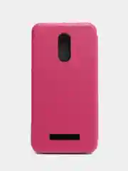 Фуксия чехол-книжка на Xiaomi Redmi Note 3 из экокожи, с карманом для карт