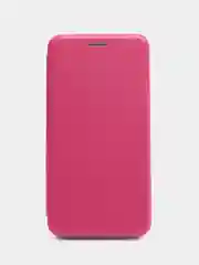 Фуксия чехол-книжка на Xiaomi Redmi Note 3 из экокожи, с карманом для карт