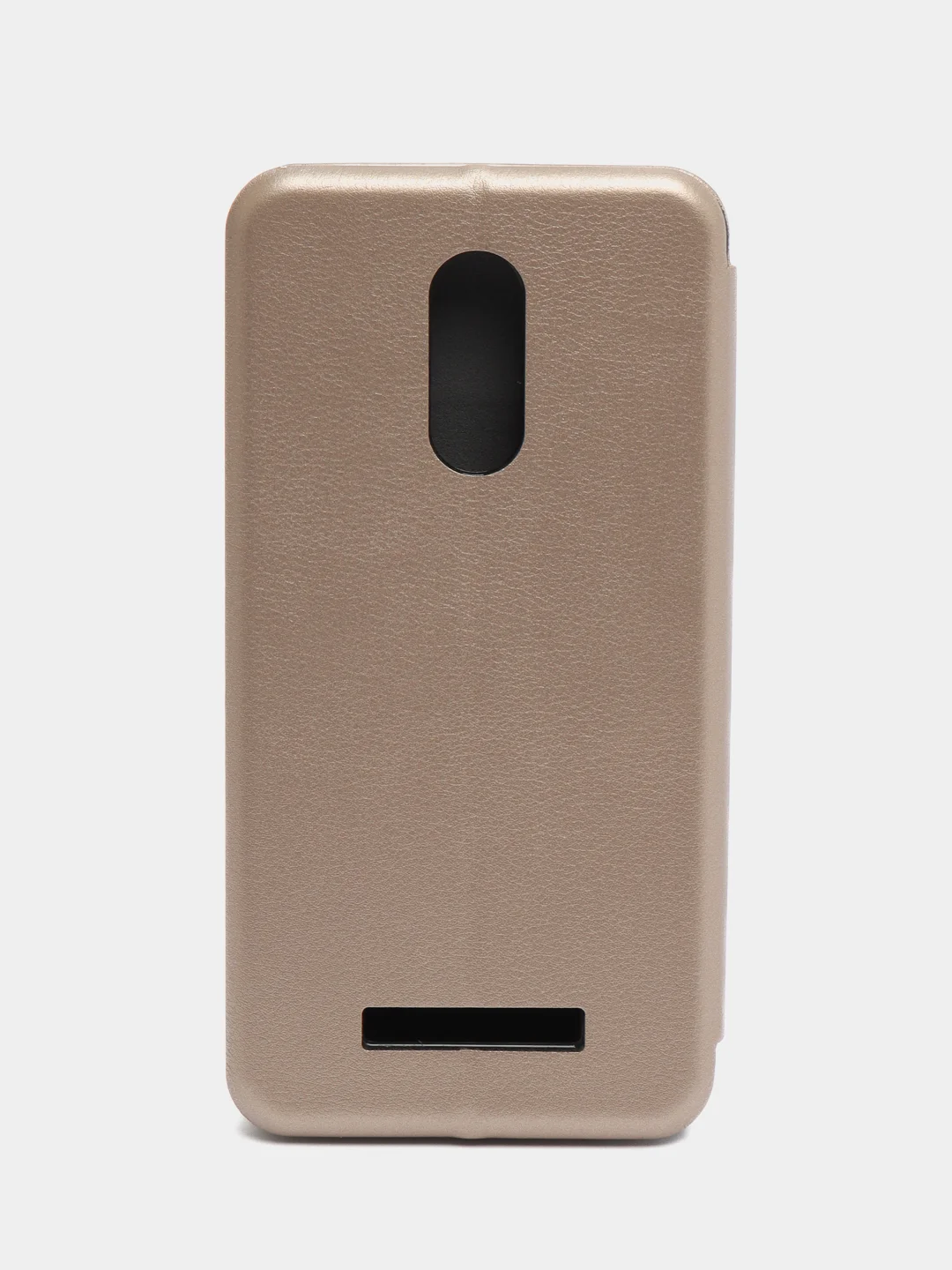 Золотой чехол-книжка на Xiaomi Redmi Note 3 из экокожи, с карманом для карт