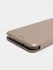 Золотой чехол-книжка на Xiaomi Redmi Note 3 из экокожи, с карманом для карт