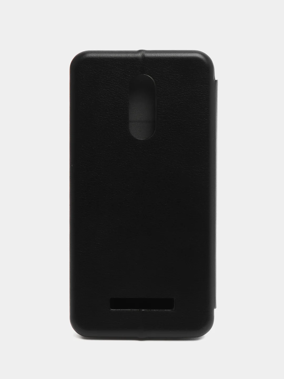Черный чехол-книжка на Xiaomi Redmi Note 3 из экокожи, с карманом для карт