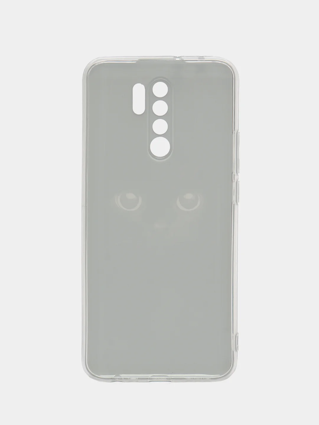 Шоколадный силиконовый чехол на Xiaomi Redmi 9 / Сяоми Редми 9 прозрачный, с рисунком, защита камеры