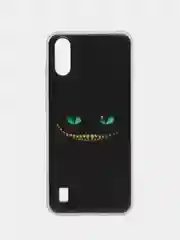 Черный чехол на ZTE Blade A51 lite/Blade A5 (2020) / ЗТЕ Блэйд А51 Лайт прозрачный, с рисунком