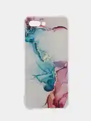 Ледяной силиконовый чехол на Honor 10 / Хонор 10 прозрачный, с рисунком, защита камеры