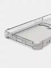 Хром чехол для Realme C35 (Реалми С35), прозрачный, с карманом для карт