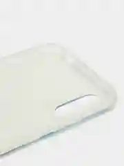 Светло-синий чехол на ZTE Blade A51 lite/Blade A5 (2020) / ЗТЕ Блэйд А51 Лайт прозрачный, с рисунком