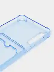 Светло-синий чехол для Samsung Galaxy A50 / A30S / A50S (Самсунг А50 А30С А50С), с карманом для карт