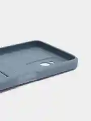 Синий меланж чехол для Realme C35 (Реалми С35), прозрачный, с карманом для карт