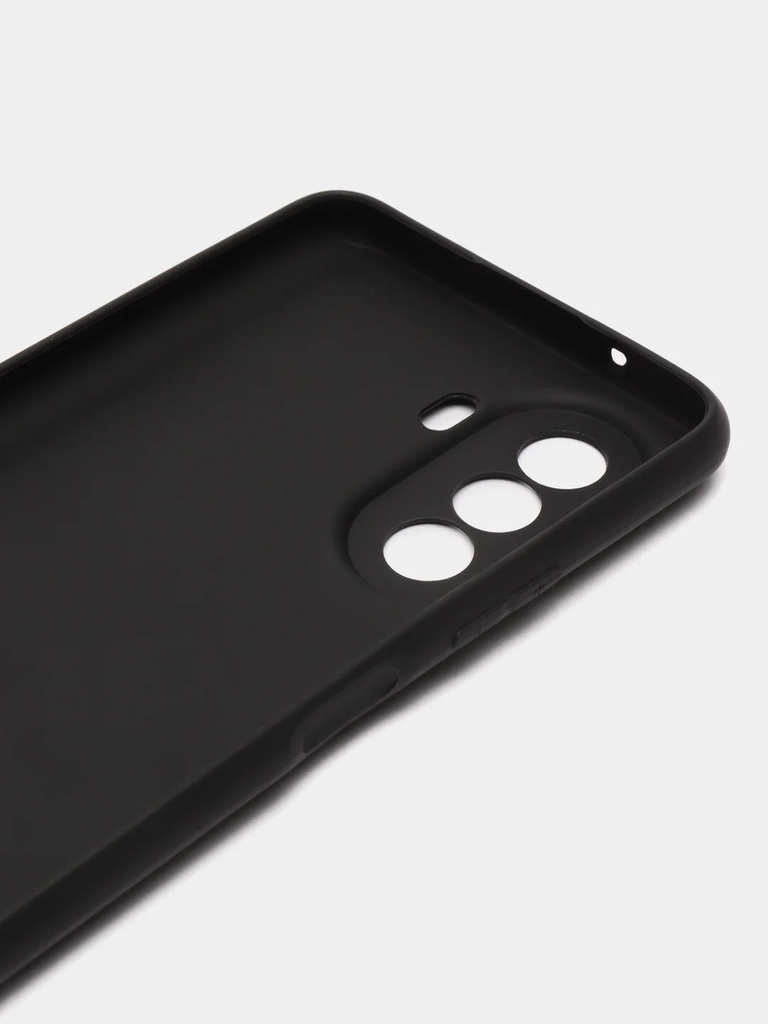 Черный чехол для Huawei Nova Y71 / Y70 / Y70 Plus (Нова у70 / у70 Плюс), прозрачный