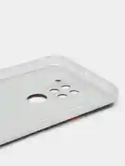 Красный силиконовый чехол на Xiaomi Redmi 10X/Redmi Note 9 / Сяоми Редми Нот 9/10X прозрачный