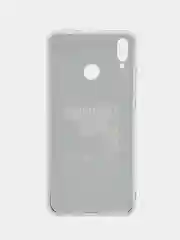 Тёмно-коричневый силиконовый чехол на Honor 8X / Хонор 8Х прозрачный, с рисунком, защита камеры