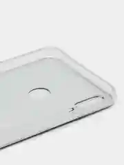 Тёмно-коричневый силиконовый чехол на Honor 8X / Хонор 8Х прозрачный, с рисунком, защита камеры