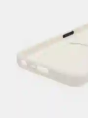 Белый чехол для Realme C35 (Реалми С35), прозрачный, с карманом для карт