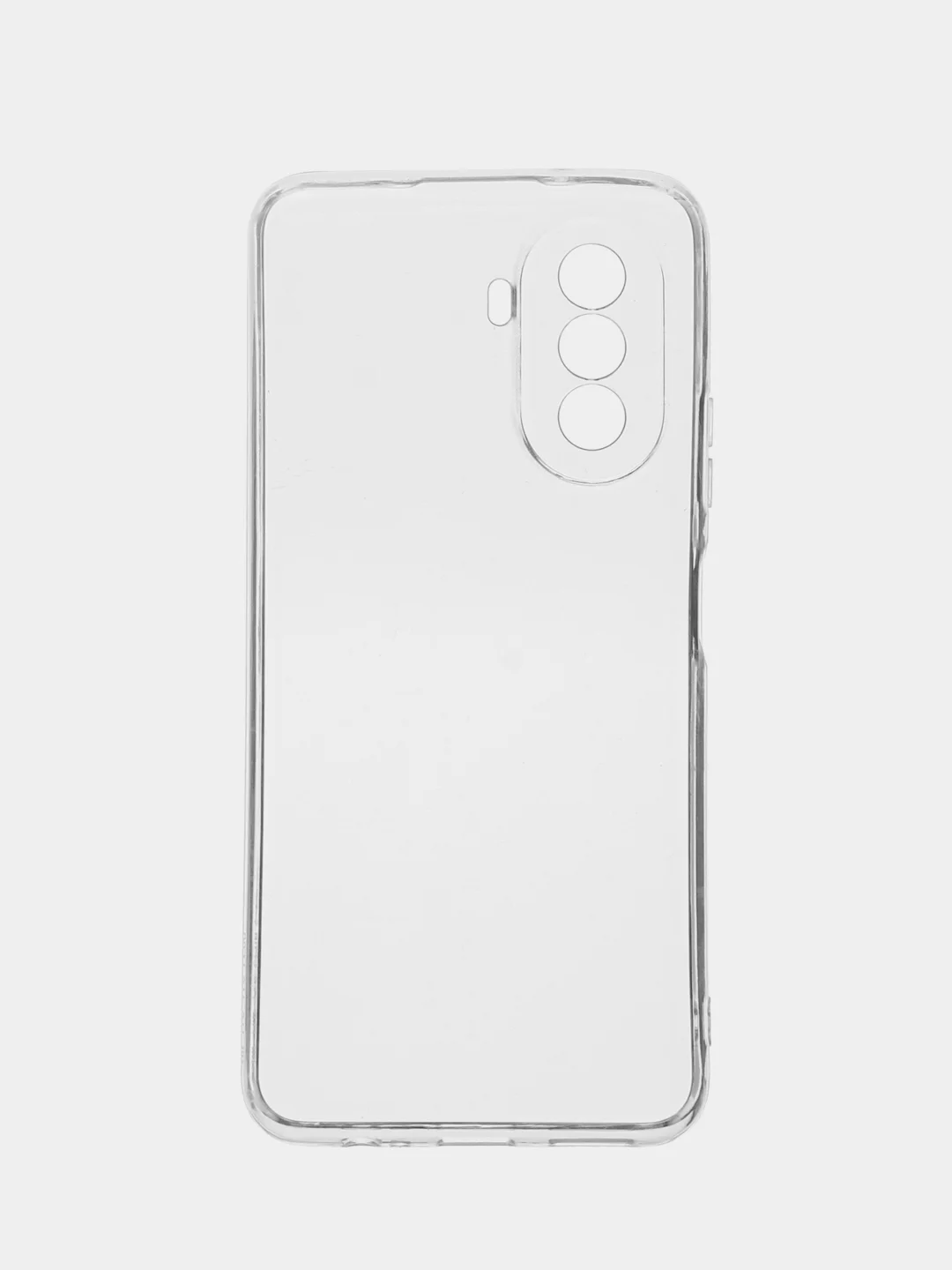 Серебряный чехол для Huawei Nova Y71 / Y70 / Y70 Plus (Нова у70 / у70 Плюс), прозрачный