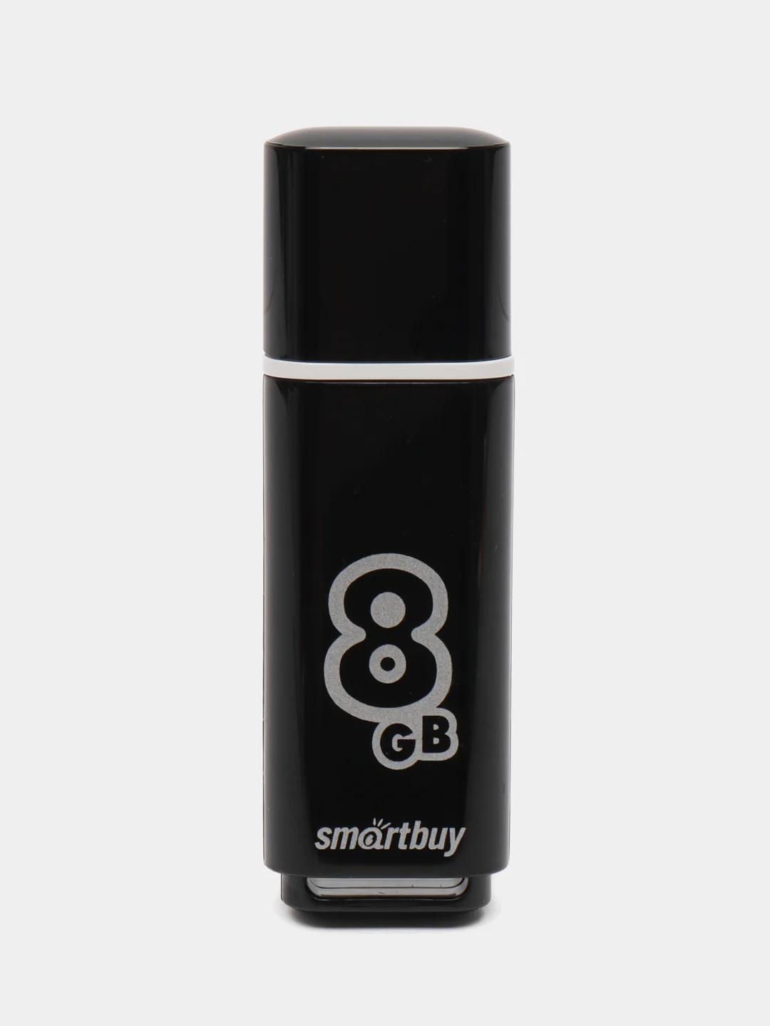 Черный флешка USB SmartBuy "Glossy" 4/8/16/32/64 GB