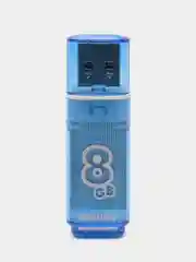 Синий флешка USB SmartBuy "Glossy" 4/8/16/32/64 GB