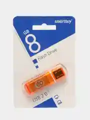 Желтый флешка USB SmartBuy "Glossy" 4/8/16/32/64 GB
