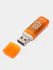 Желтый флешка USB SmartBuy "Glossy" 4/8/16/32/64 GB
