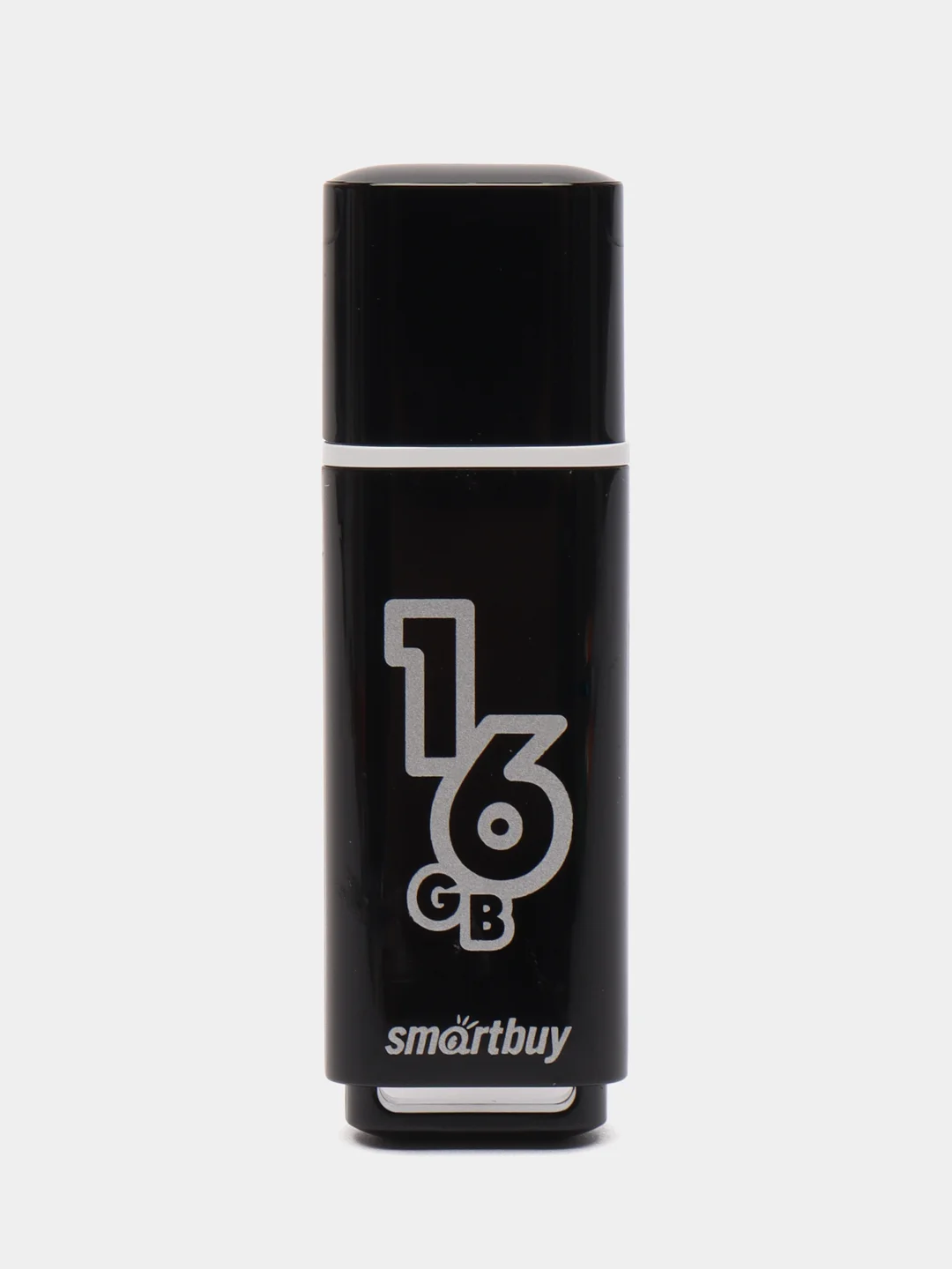 Черный флешка USB SmartBuy "Glossy" 4/8/16/32/64 GB