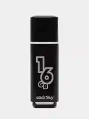 Черный флешка USB SmartBuy "Glossy" 4/8/16/32/64 GB