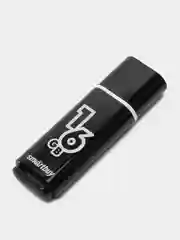 Черный флешка USB SmartBuy "Glossy" 4/8/16/32/64 GB