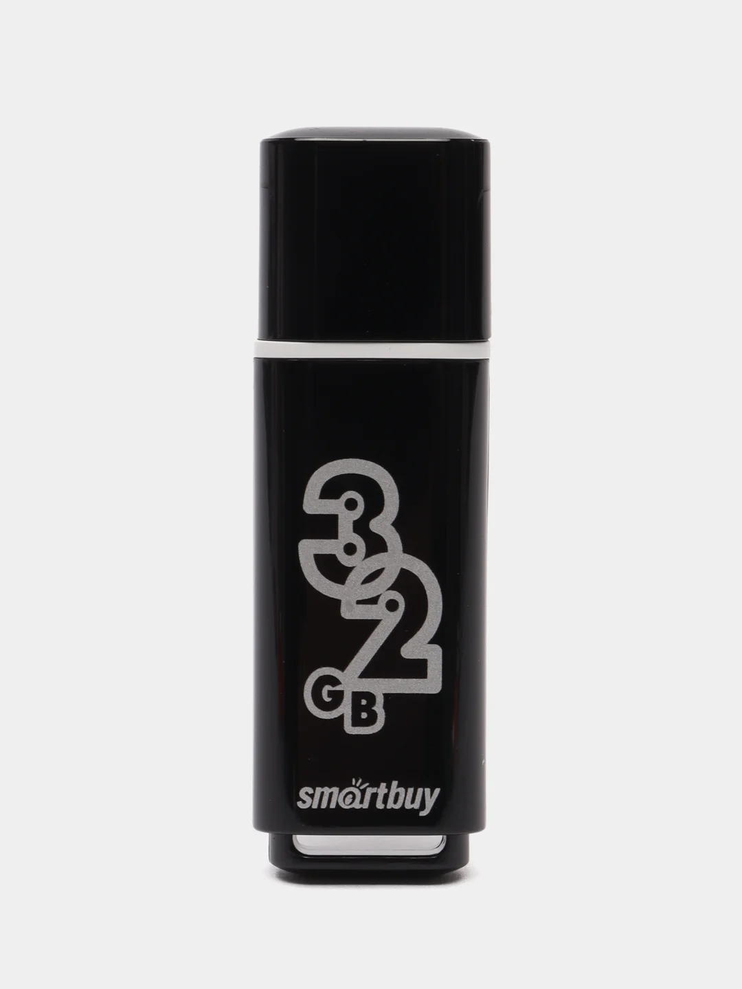Черный флешка USB SmartBuy "Glossy" 4/8/16/32/64 GB