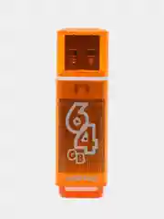 Желтый флешка USB SmartBuy "Glossy" 4/8/16/32/64 GB