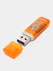 Желтый флешка USB SmartBuy "Glossy" 4/8/16/32/64 GB