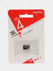 Карта памяти microSD Smartbuy Class 10, 4 / 8 / 16 / 32 / 64 / 128 GB