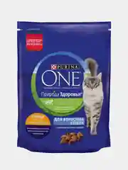 Сухой корм Purina ONE Природа Здоровья, для взрослых кошек, с курицей, 180 г
