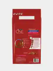 Сухой корм для собак Purina ONE для средних и крупных пород, с говядиной и рисом, 3,8 кг