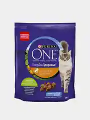 Сухой корм для взрослых кошек Purina ONE "Природа Здоровья", с индейкой, 680 г
