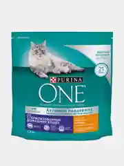 Сухой корм Purina ONE для стерилизованных кошек, курица и злаки, 1,5 кг