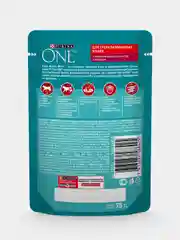Влажный корм для стерилизованных кошек Purina ONE, с говядиной и морковью, 26 штук по 75г