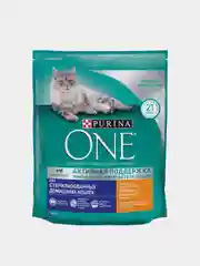 Сухой корм для стерилизованных кошек Purina ONE, с курицей и цельными злаками, 750 г