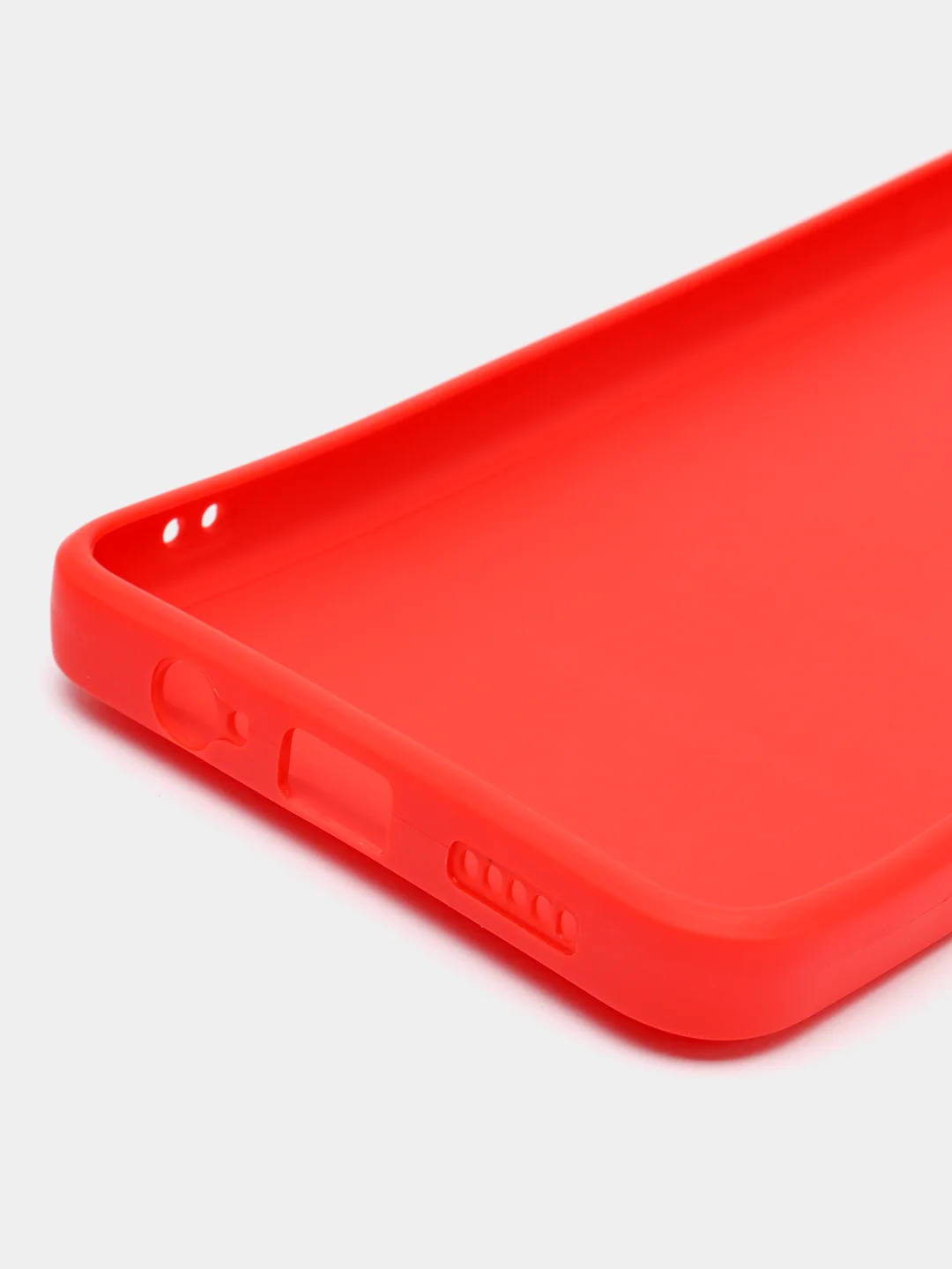 Красный чехол силиконовый с принтом для Xiaomi Poco M4 Pro 5G