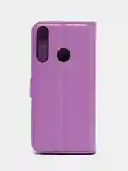 Лавандовый чехол-книжка Huawei Y6p с магнитной застежкой и визитницей