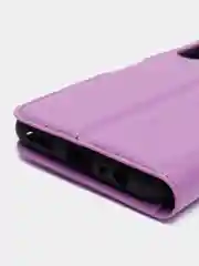 Лавандовый чехол-книжка Huawei Y6p с магнитной застежкой и визитницей