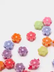 Бусины Цветочки, 6 мм