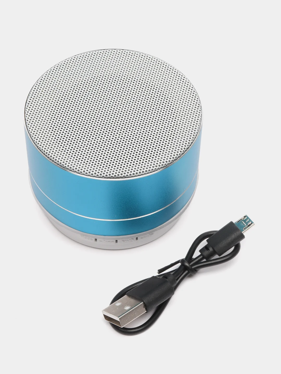 Синий портативная Bluetooth-колонка с подсветкой Mini Speaker А10