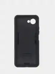 Черный чехол для Realme C30 C30s Narzo 50i Prime Реалми С30 С30С Нарзо с металлической подставкой