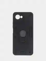 Черный чехол для Realme C30 C30s Narzo 50i Prime Реалми С30 С30С Нарзо с металлической подставкой