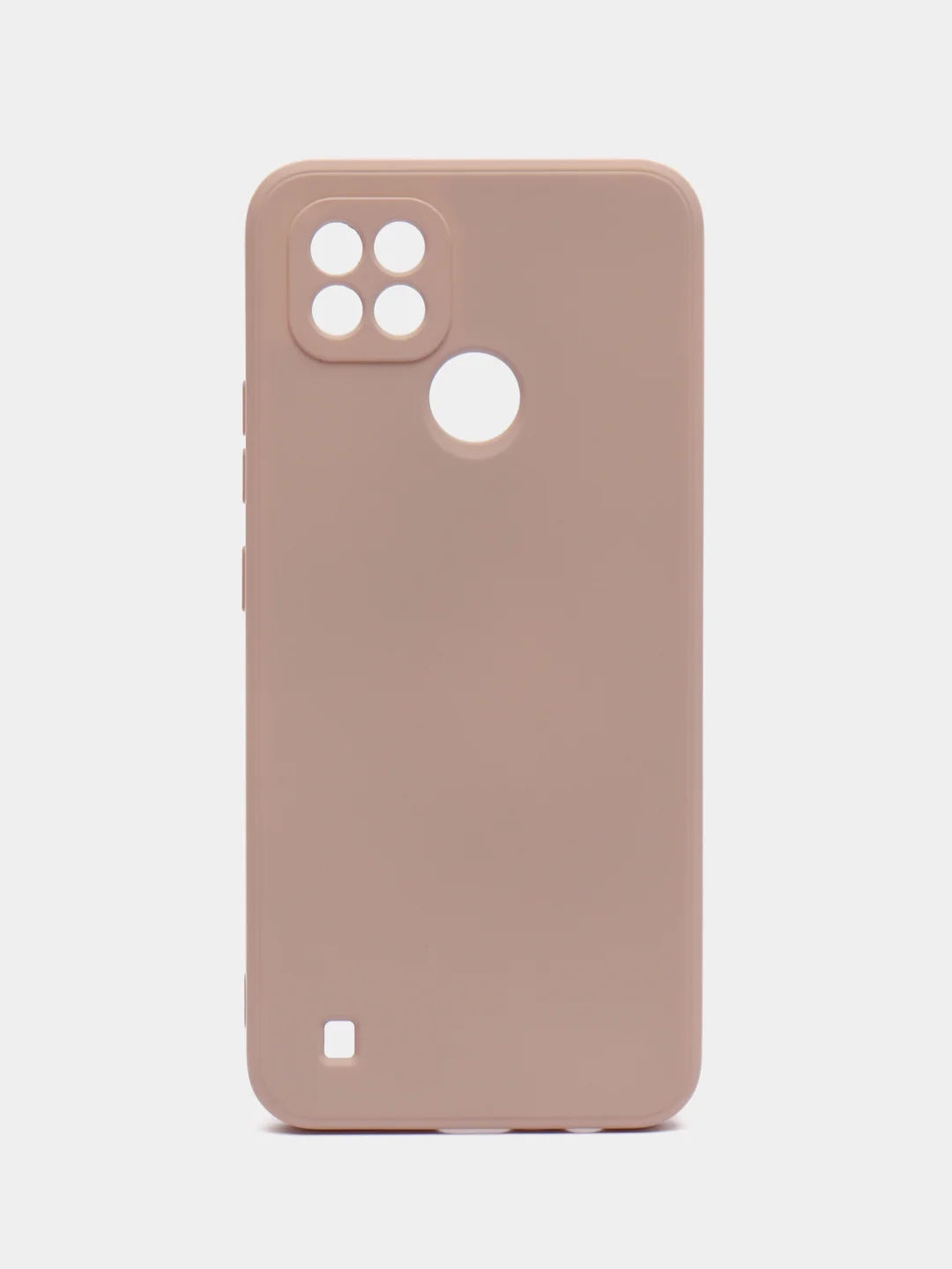Конфетный чехол для Realme C21 (Реалми С21), цветной, силиконовый