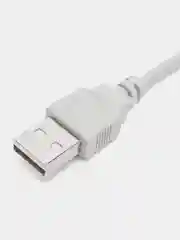 Кабель компьютерный USB 2.0 AM-AF штекер-гнездо, удлинитель USB, серый