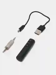 AUX ресивер, приемник портативный с микрофоном, Bluetooth аудио адаптер для гаджетов