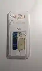 Прозрачный чехол TECNO POVA 4 / TECNO POVA NEO 2 с защитой камеры и карманом для пластиковой карты