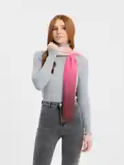 Молочный палантин шифон женский