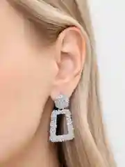 Серебряный серьги круглые, золотые и серебристые серьги, крупные серьги, серьги-гвоздики