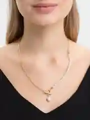 Желтый колье-чокер на шею